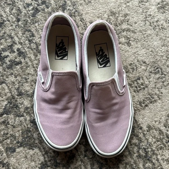 Vans lilac classic slip on sneakers - Picture 2 of 8